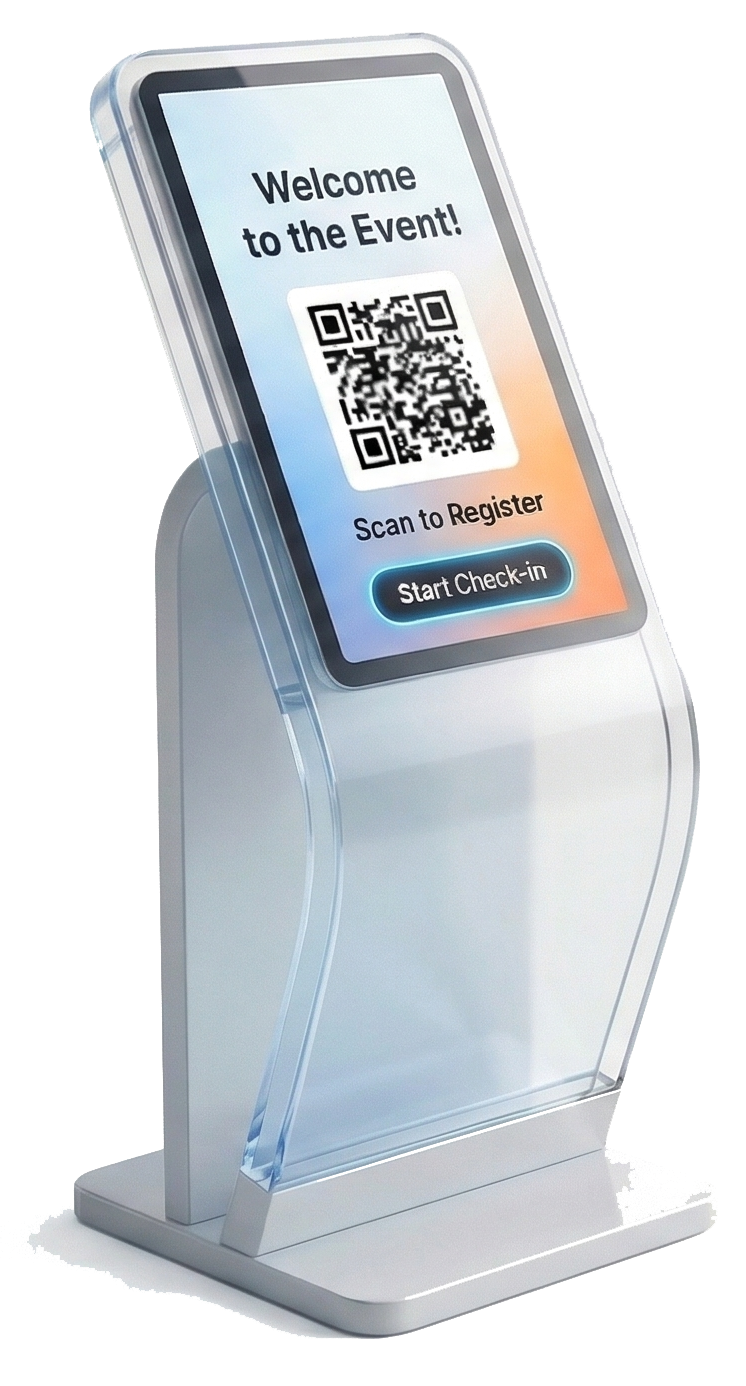Quick Queue event registration kiosk